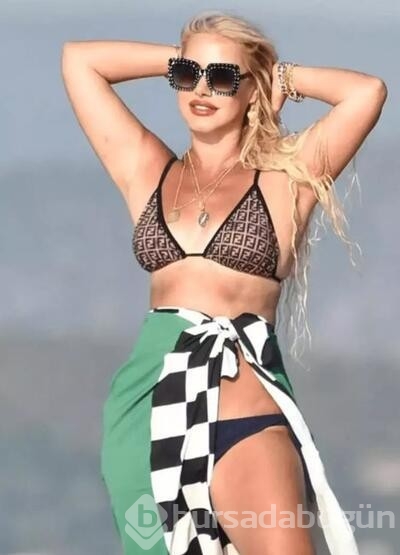 Banu Zorlu pırlantasını kaybeden Kim Kardashian misali altın künyesini düşürünce...