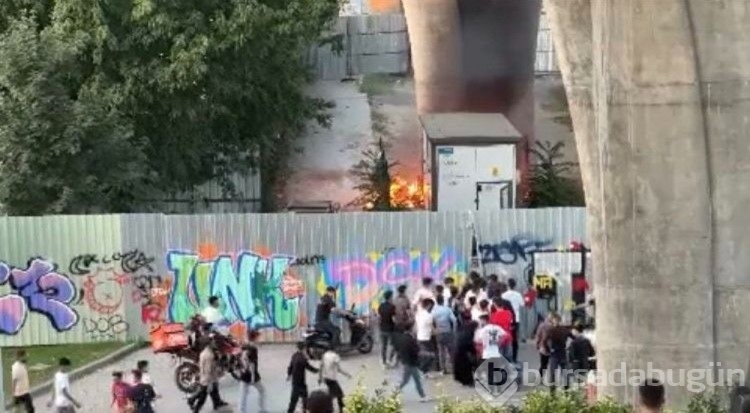 Yangın paniği! Haliç Metro Köprüsü'nde zor anlar