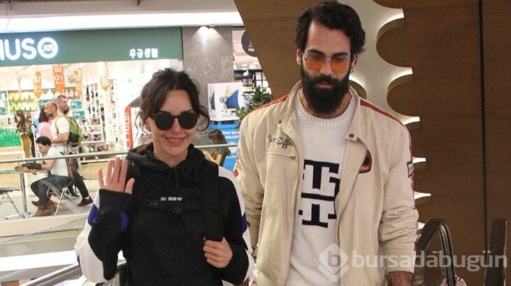 Hande Ataizi ve genç sevgilisi Dinç Aydoğdu'nun tatil kareleri