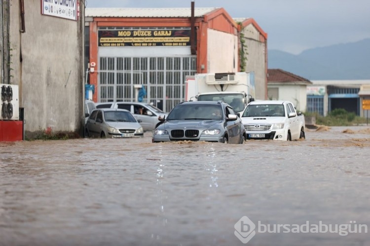Düzce'de Sanayi suya gömüldü... Sel felaketi!
