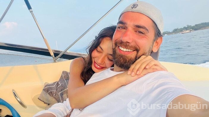 Neslihan Atagül ile Kadir Doğulu kendilerini serin sulara attı
