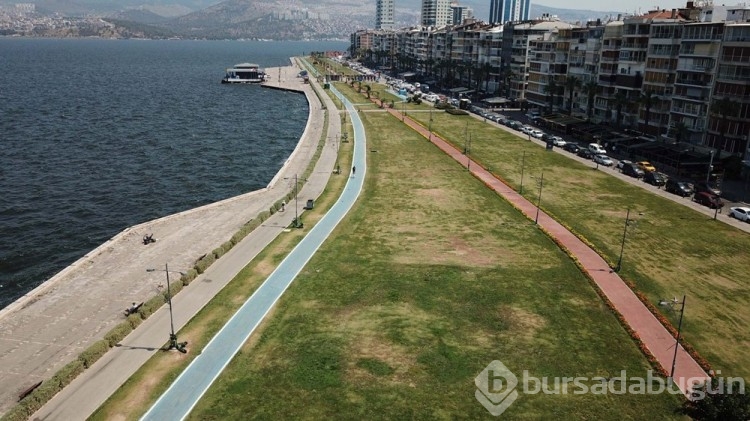 Kordon bile boş kaldı... İzmir kavruldu