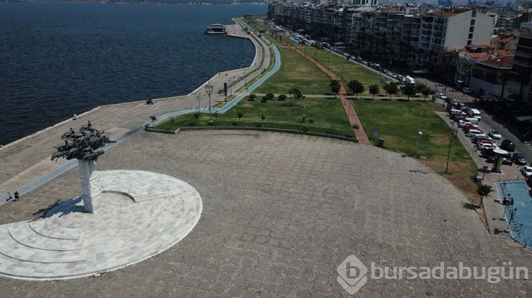 Kordon bile boş kaldı... İzmir kavruldu