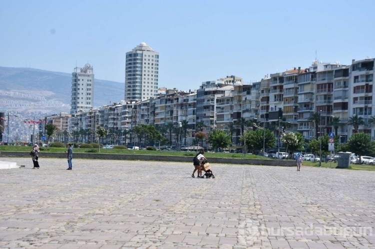 Kordon bile boş kaldı... İzmir kavruldu