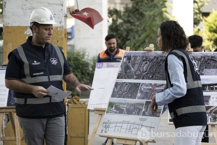 Esenler Otogarı'ndaki riskli köprüde güçlendirme çalışması