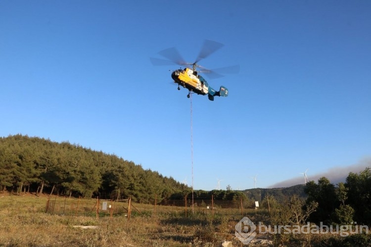 Hatay'da yangın mücadelesi