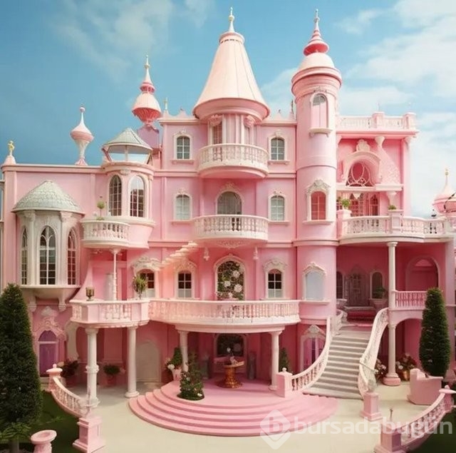 Yapay zek&acirc; ülkelere göre Barbie evleri tasarladı! İşte Türkiye'nin Barbie evi
