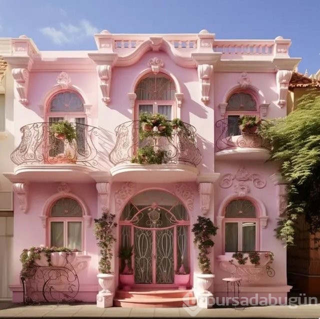 Yapay zek&acirc; ülkelere göre Barbie evleri tasarladı! İşte Türkiye'nin Barbie evi