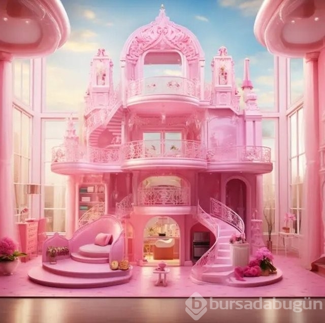 Yapay zek&acirc; ülkelere göre Barbie evleri tasarladı! İşte Türkiye'nin Barbie evi