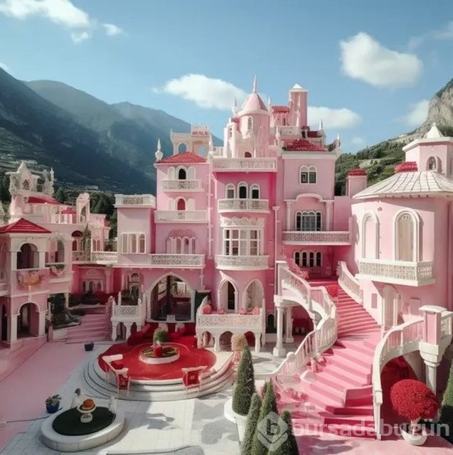 Yapay zek&acirc; ülkelere göre Barbie evleri tasarladı! İşte Türkiye'nin Barbie evi