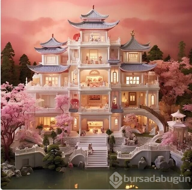 Yapay zek&acirc; ülkelere göre Barbie evleri tasarladı! İşte Türkiye'nin Barbie evi