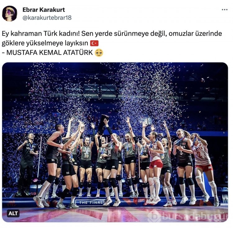 Ebrar Karakurt'un göndermeli paylaşımları