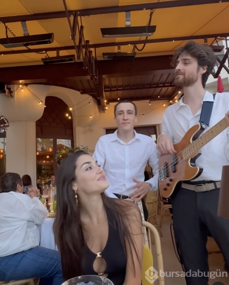 Hakan Sabancı, Hande Erçel'e serenat yaptırdı