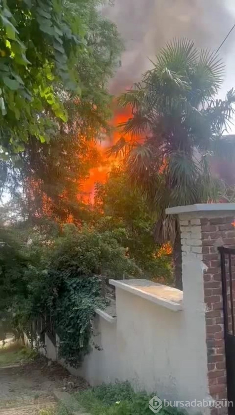 İstanbul'da 3 katlı ahşap binada yangın
