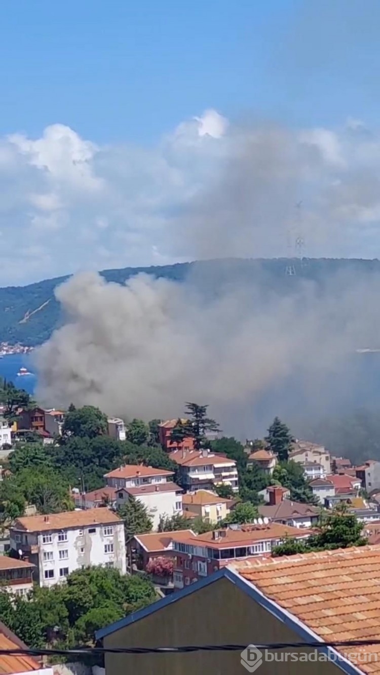 İstanbul'da 3 katlı ahşap binada yangın
