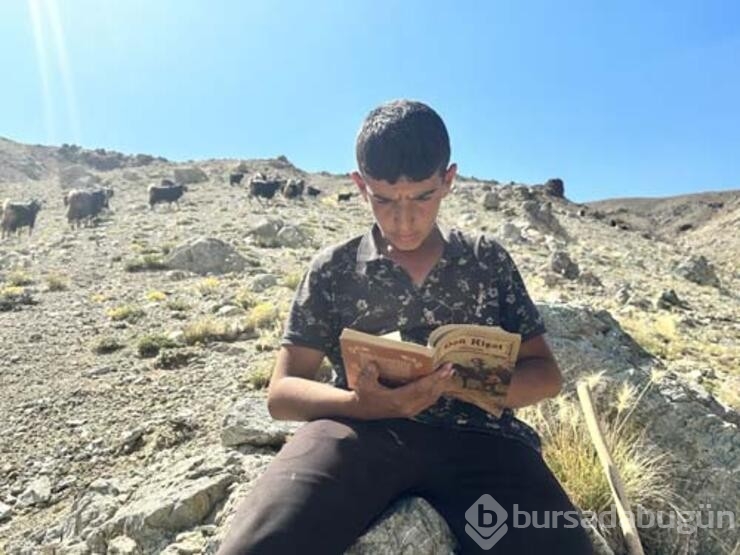 Yaylada çobanlık yapan Muhammet, Türkiye ikincisi oldu