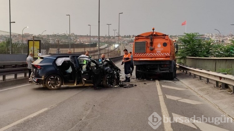Haliç Köprüsü'nde trafik kazası: 2 yaralı
