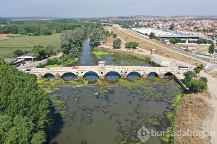 Edirne'deki Meriç ve Tunca nehirlerinin su seviyesi düştü