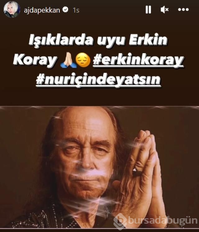 Sanat dünyası yasta! Ünlü isimlerden Erkin Koray paylaşımları
