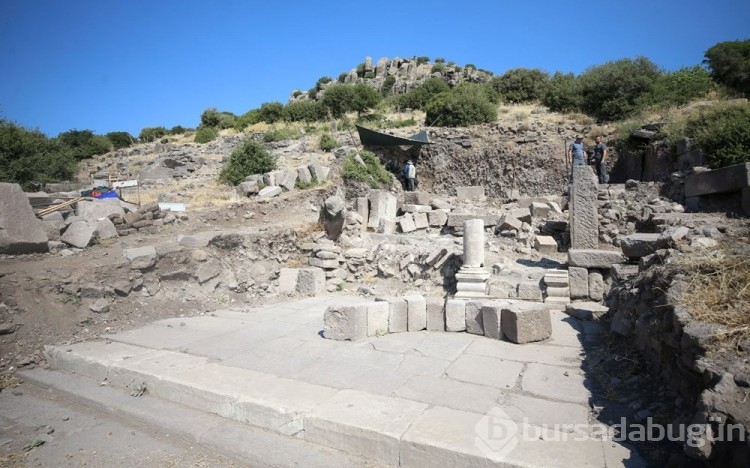 Assos Antik Kenti'nde 2 bin 300 yıllık ağırlık bulundu