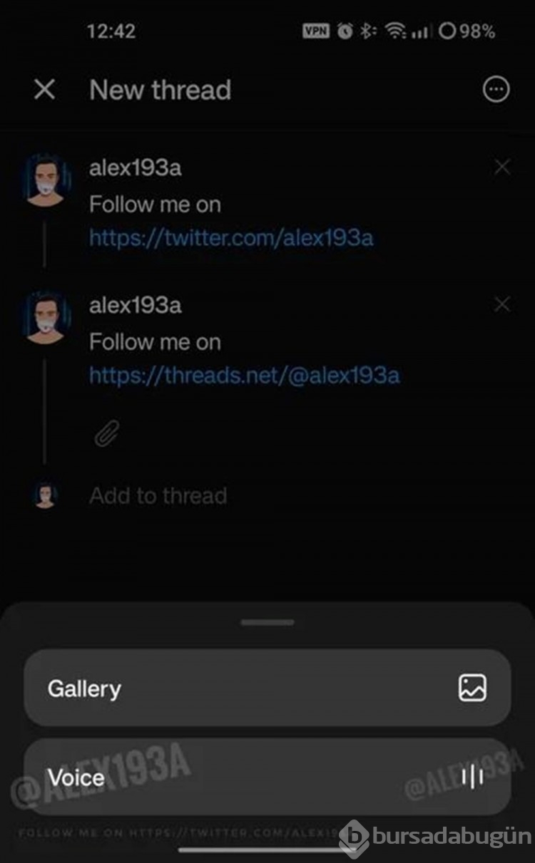 Threads'te sesli gönderi paylaşılabilecek