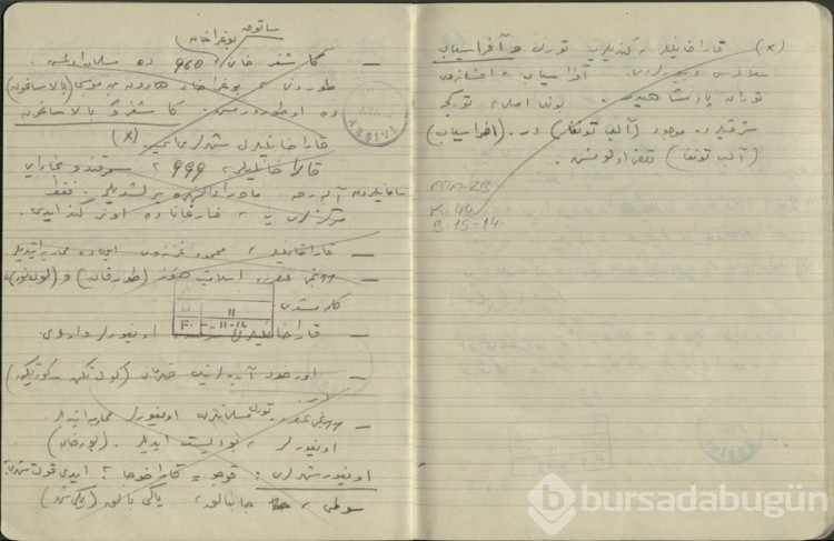 Atatürk'ün el yazısı notları ortaya çıktı