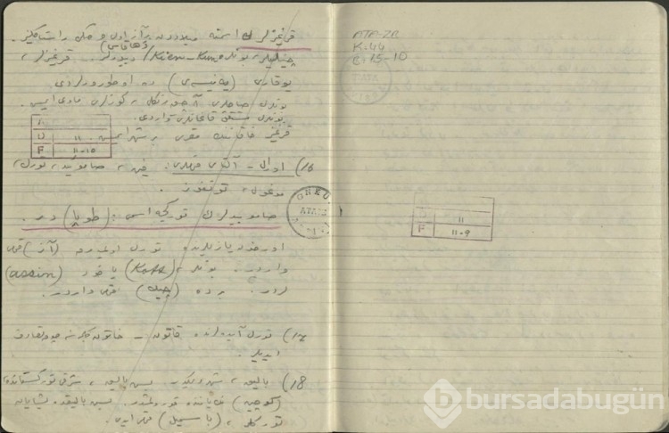 Atatürk'ün el yazısı notları ortaya çıktı