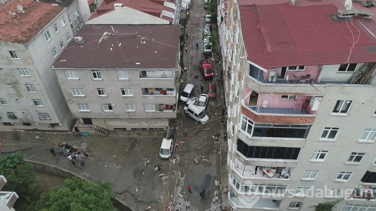 İstanbul'daki sel bilançosu böyle görüntülendi