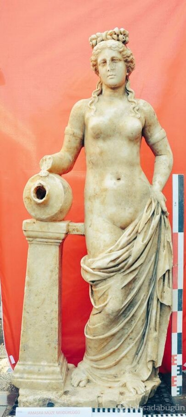 Bartın'da 1800 yıllık heykel bulundu