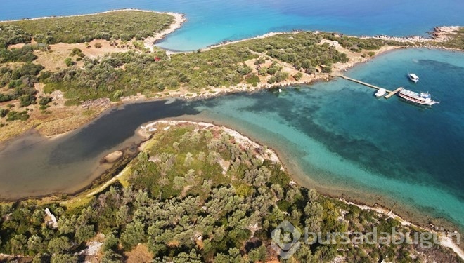 Muğla'daki Sedir Adası'nda antik surlar ortaya çıkıyor