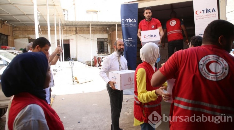 TİKA'dan Libya'daki afetzedeler için 5 bin gıda kumanyası