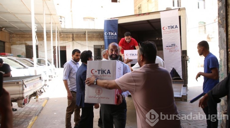 TİKA'dan Libya'daki afetzedeler için 5 bin gıda kumanyası