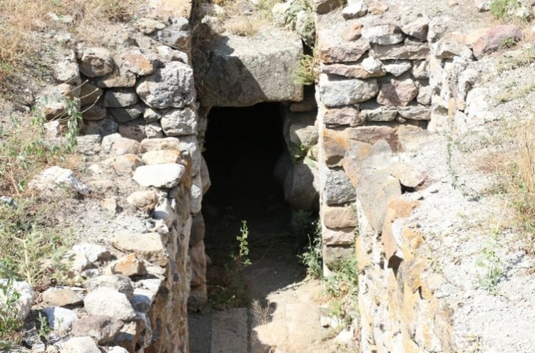 Tunç Çağı'na ait kalıntılar Alacahöyük'te!