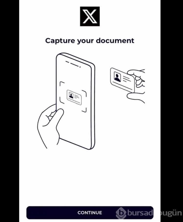 X, kimlik doğrulamasını başlattı.