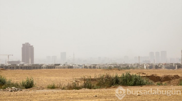 Erbil'de toz fırtınası