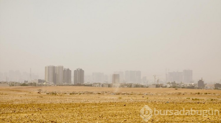 Erbil'de toz fırtınası
