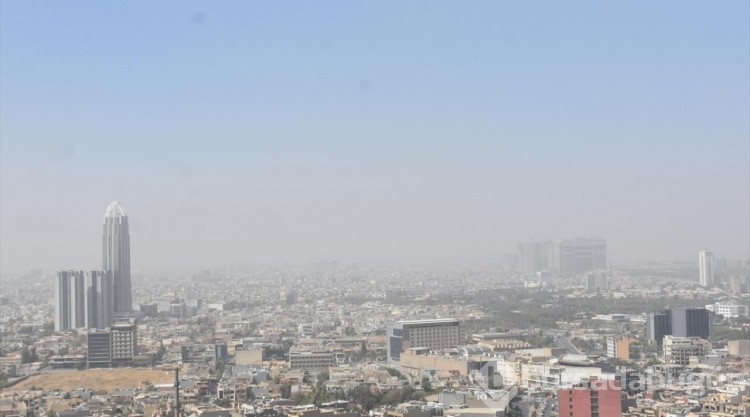 Erbil'de toz fırtınası