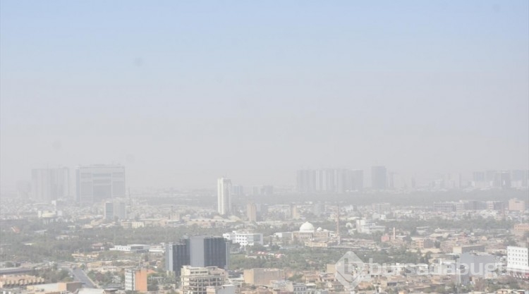 Erbil'de toz fırtınası