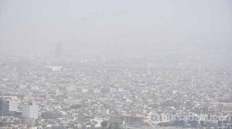 Erbil'de toz fırtınası