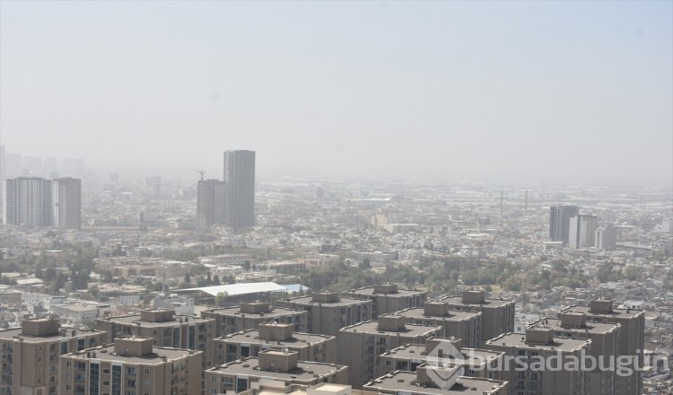 Erbil'de toz fırtınası