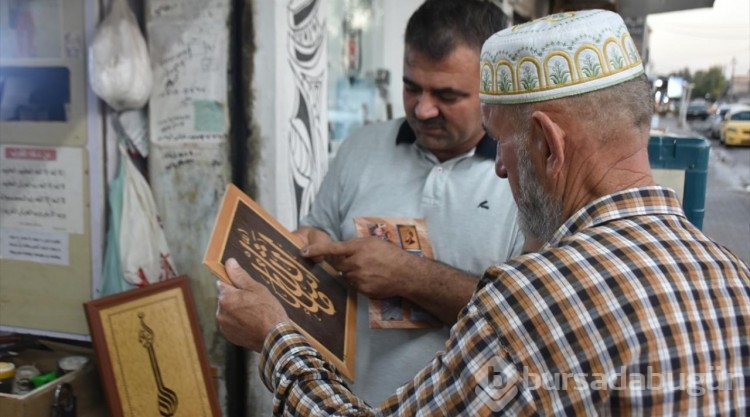 Kerküklü 65 yıllık ahşap kakma ustası, ömrünü verdiği sanatın kaybolmasından endişeli