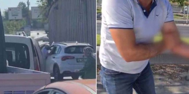 Kağıthane'de trafikte bıçaklı yol kavgası
