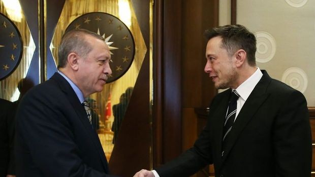 Cumhurbaşkanı Erdoğan, Elon Musk ile görüştü