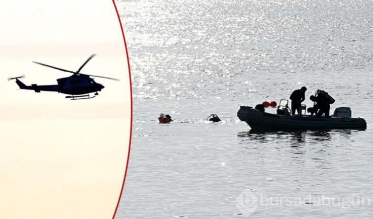 İzmir'de düşen helikopter için arama kurtarma çalışmaları sürüyor