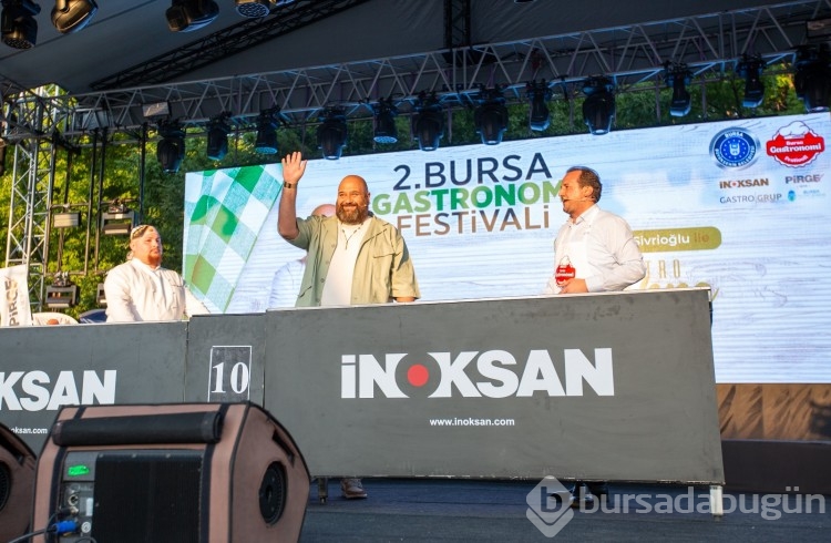 Bursa Gastronomi Festivali 3 günde 500 bin ziyaretçi ağırladı
