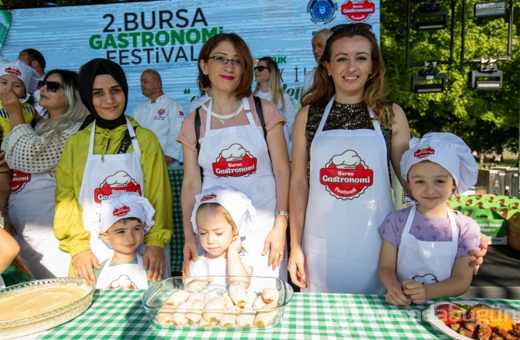 Bursa Gastronomi Festivali 3 günde 500 bin ziyaretçi ağırladı