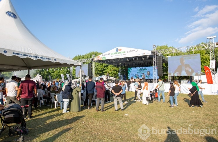Bursa Gastronomi Festivali 3 günde 500 bin ziyaretçi ağırladı