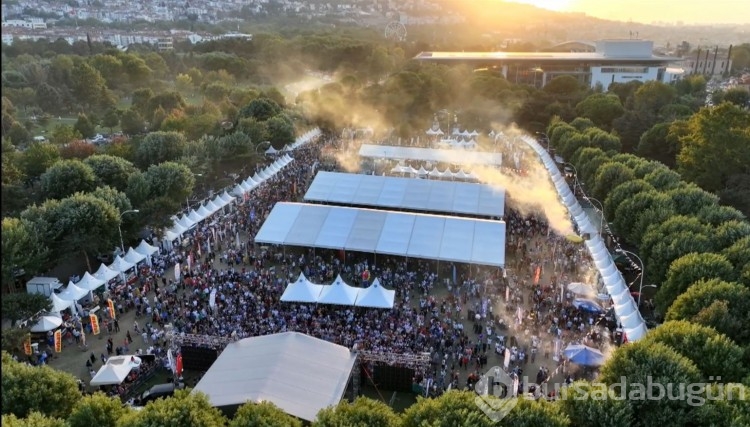 Bursa Gastronomi Festivali 3 günde 500 bin ziyaretçi ağırladı