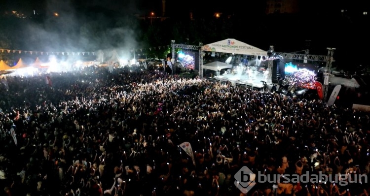 Bursa Gastronomi Festivali 3 günde 500 bin ziyaretçi ağırladı