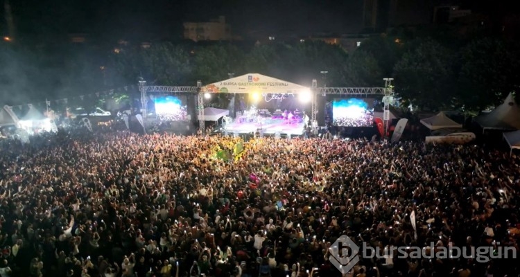 Bursa Gastronomi Festivali 3 günde 500 bin ziyaretçi ağırladı